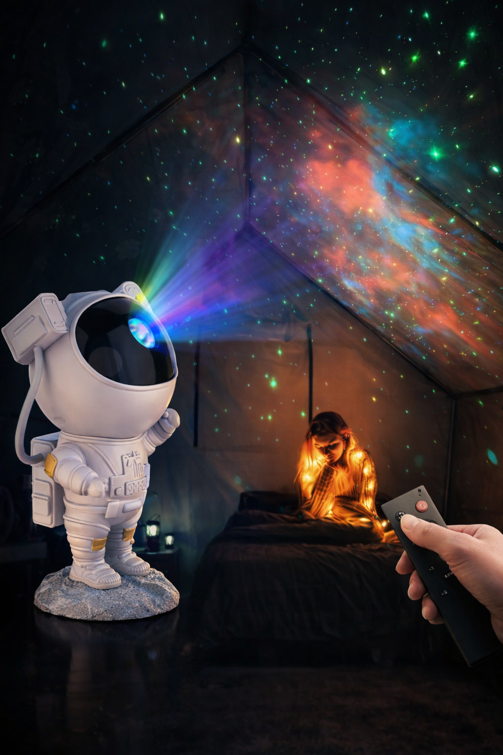 Astronaut Galaxy Star Projector Lamp